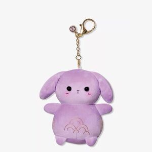 Tatcha Jiyu Chan Purple Bunny Bounce Plushie Keychain CUTEST Plush wont regret!